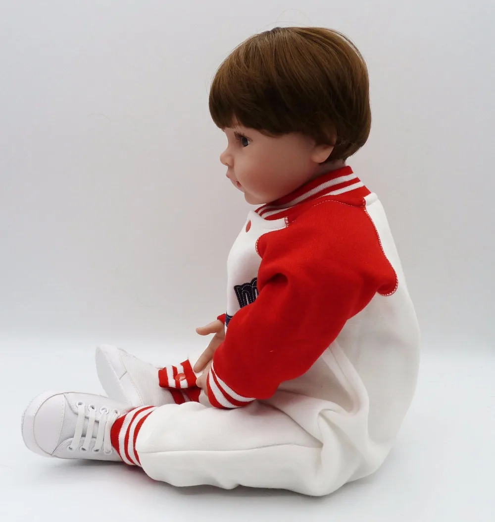 Очарование Baby22inch Мягкая кукла младенец с реалистичной головкой и ручками ткань