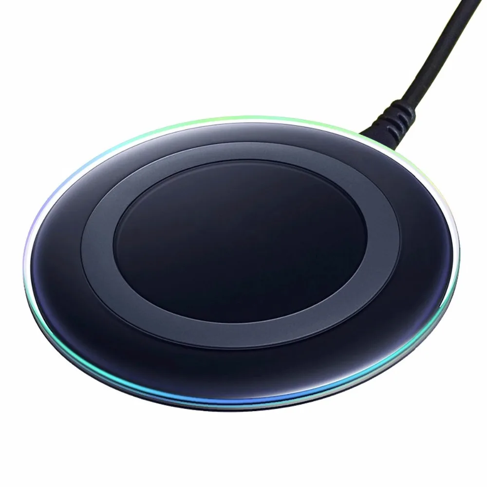 5V 2A Wireless Charger Qi Fast charge Ultra-light Charging Pad for iPhone X 8 Plus Samsung S9/S8/S8+/S7/S6 |