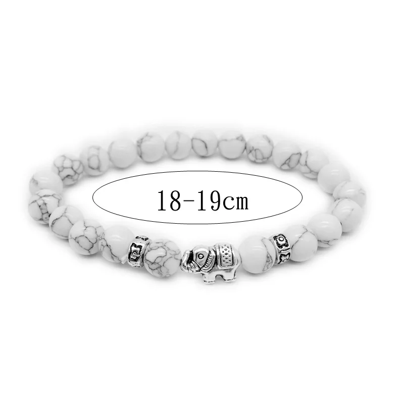 Natural Stone Bead Buddha Bracelets For Women Men Jewelry Black Lava Gift Elephant Bangles Christmas gift | Украшения и