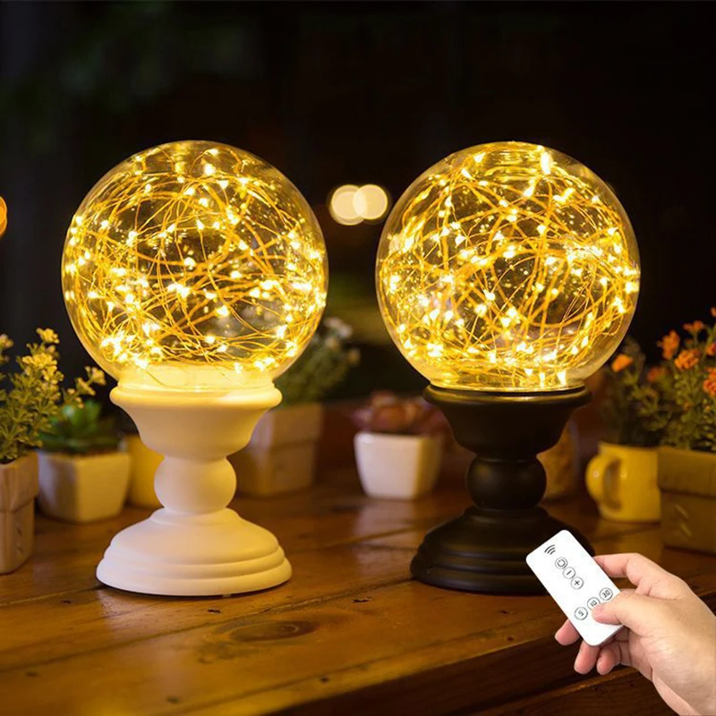 Медная проволока сказочный светильник зарядка через usb Романтический