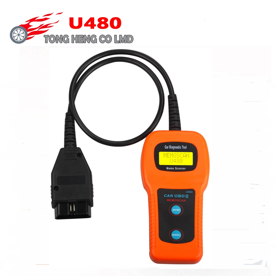 Диагностический сканер двигателя U480 OBD2 OBDII для автомобилей и грузовиков