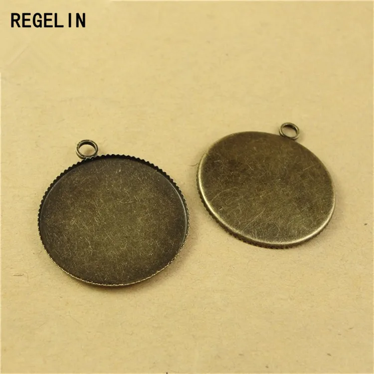 REGELIN 10 шт./лот оптовая продажа ювелирных изделий внутренний 25 мм винтажный сплав