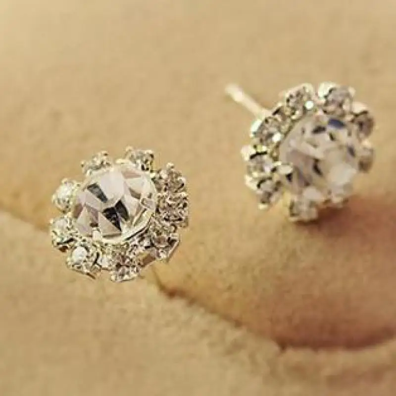 Pendientes mujer серьги для женщин Снежинка orecchini aretes Стразы ювелирные изделия
