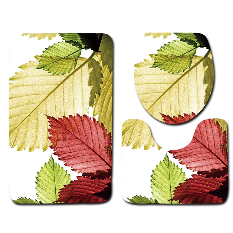 free shipping 3pcs purple ball flower banyo bathroom carpet toilet u bath mat set non slip pad tapis salle de bain alfombra bano free global shipping