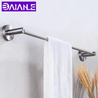 towel bar holder stainless steel bathroom towel rack hanging holder wall mounted washroom clothes robe rails storage shelf