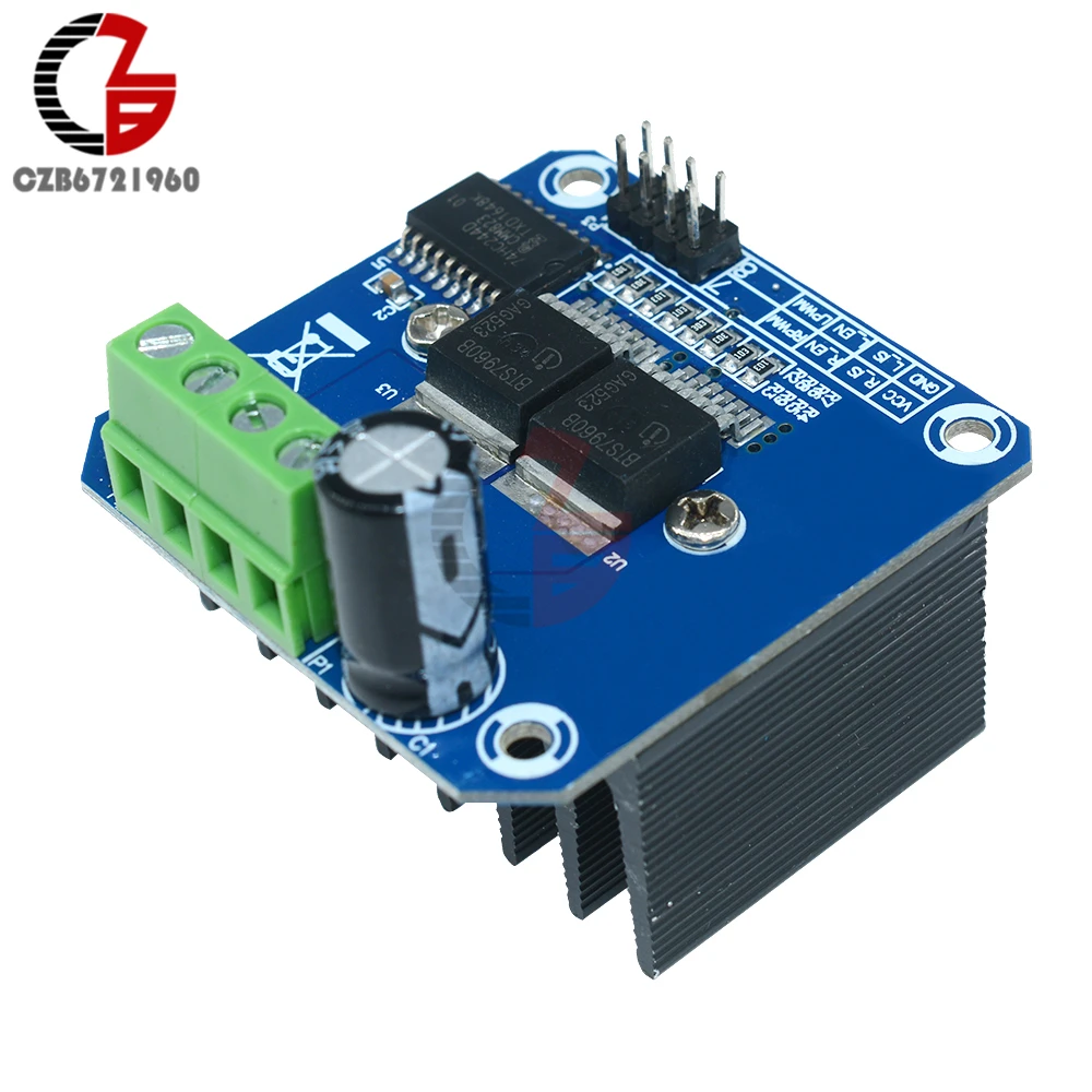 Двойной BTS7960B DC 43A Драйвер шагового двигателя h-мост ШИМ для Arduino Smart Car |