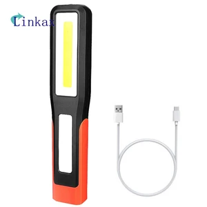 Светодиодный фонарь XPE + COB с 3 режимами, Перезаряжаемый USB светодиодный рабочий светильник, магнитный подвесной фонарь с крюком для кемпинга на открытом воздухе