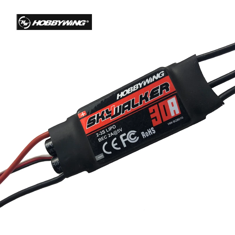 Hobbywing SKYWALKER серии 2-6S 12A 15A 20A 30A 40A 50A 60A бесщеточный ESC Регулятор скорости с UBEC для RC квадрокоптера