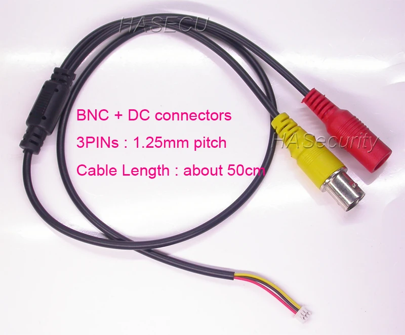 RCA + DC jack 3PIN (шаг 1 25 мм) для камеры видеонаблюдения Модуль платы блока программного