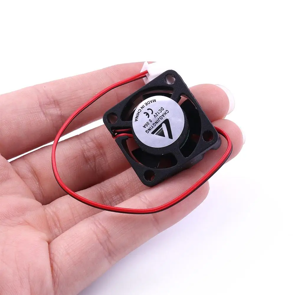 4 шт./лот 25x25x10 мм DC 12 В 0 84 Вт Мини DIY бесшумный охлаждающий вентилятор в корпусе
