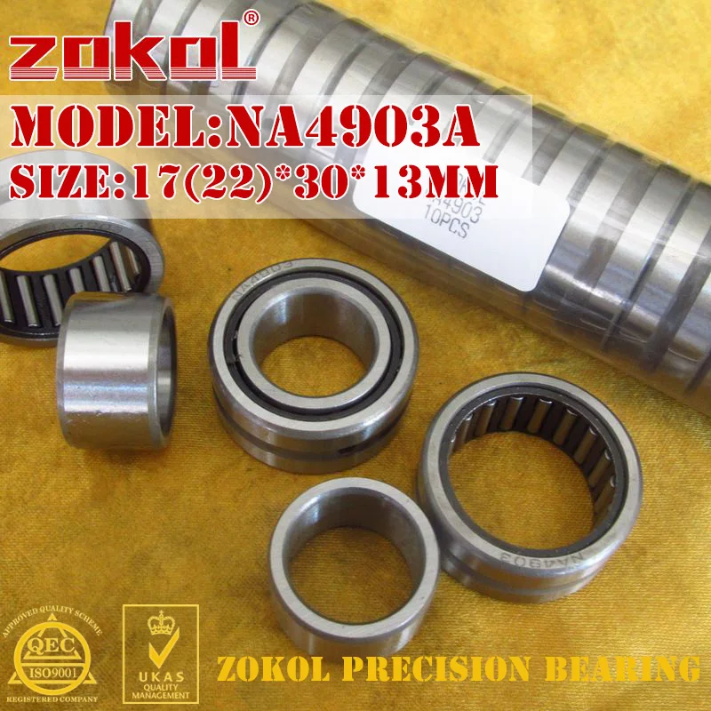 Подшипник ZOKOL NA4903 A NA4903A игольчатый роликовый подшипник 17*30*13 мм 22*30*13|bearing bearing|bearing