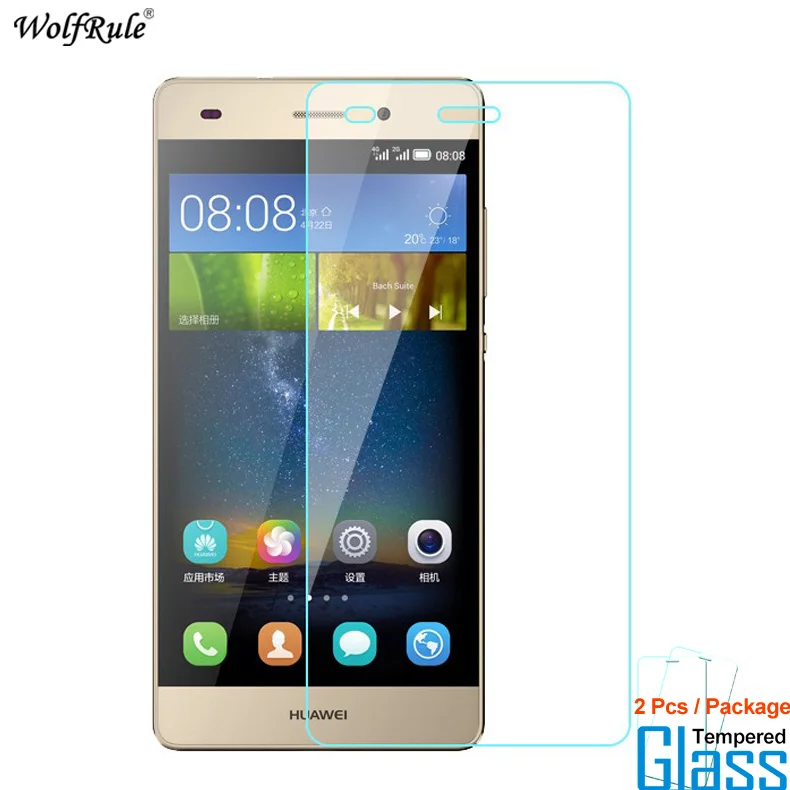 2 шт для стекла Huawei P8 Lite P9 защита экрана закаленное стекло стеклянная Защитная