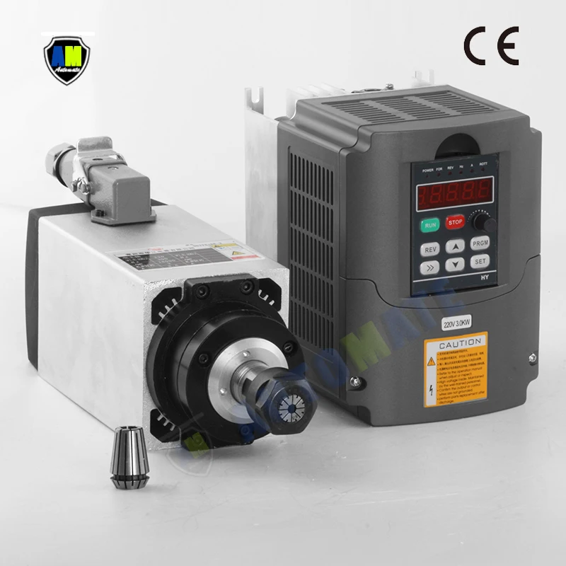 Шпиндель с ЧПУ электродвигатель переменного тока воздушным охлаждением 3 кВт 220 В