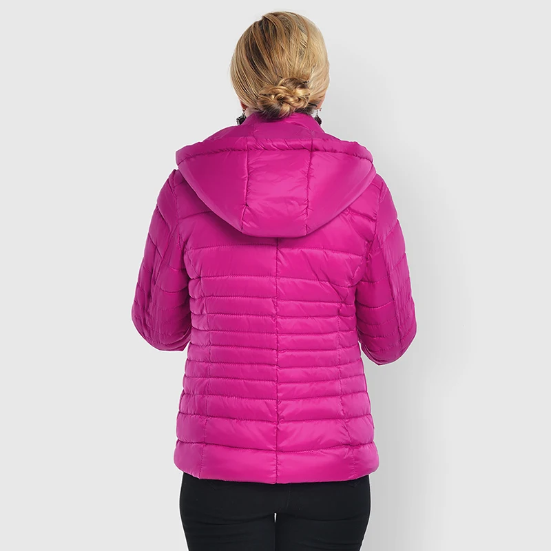 2018 новая весна ветрозащитный Для женщин хлопковая стеганая куртка парка со