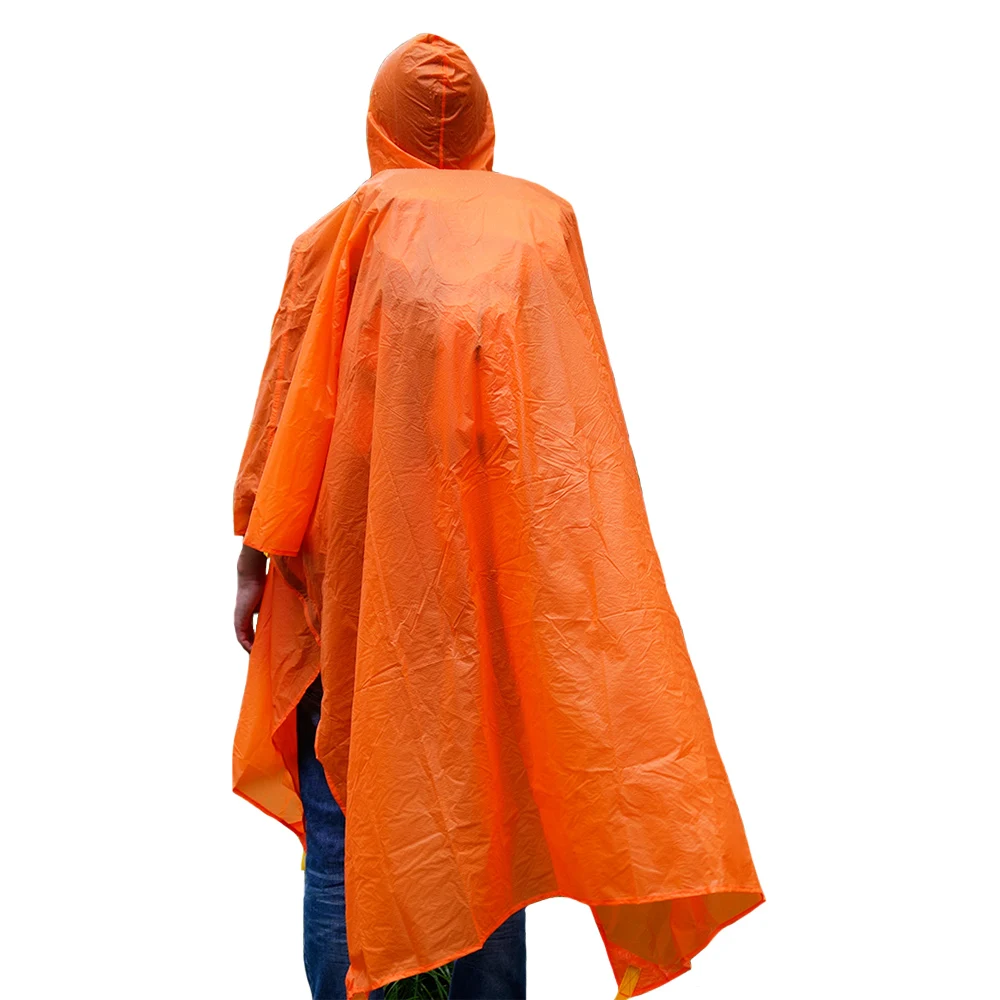 LUCKSTONE Открытый водонепроницаемый пончо Отдых Туризм Плащ дождевик 3 в 1