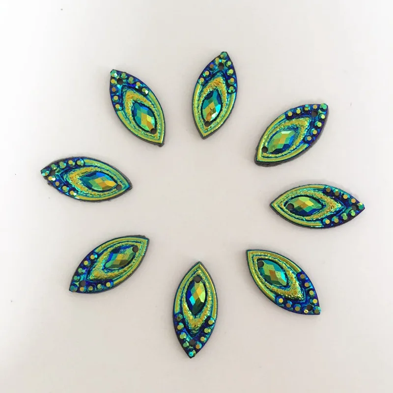 Украшения для свадебного декора аксессуары одежды 2 отверстия 80 шт. 7 мм * 15 ID22