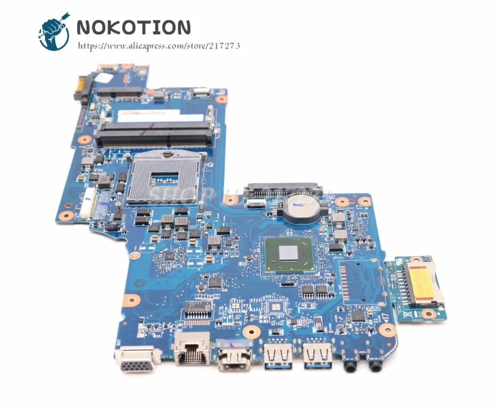 NOKOTION H000043480 основная плата для ноутбука Toshiba Satellite L870 C870 L875 17,3 дюймов HM76 UMA DDR3