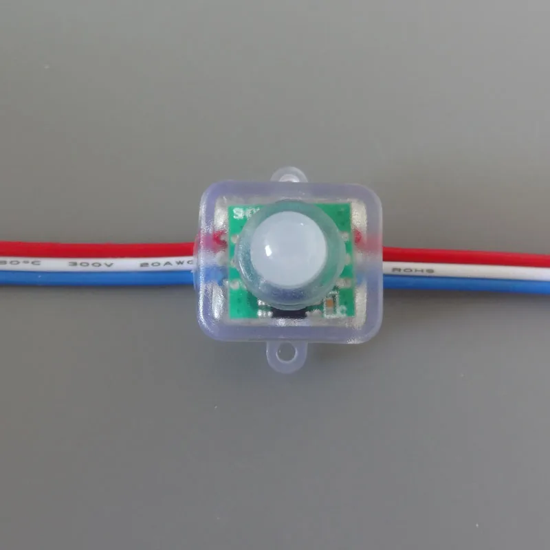 50 шт./струна DC12V квадратный тип WS2811 модифицируемая RGB светодиодная умная