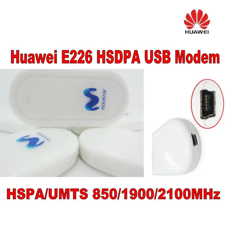 

Huawei Бесплатная доставка разблокированный беспроводной E226 3G usb модем 7,2 Мбит/с PK E220
