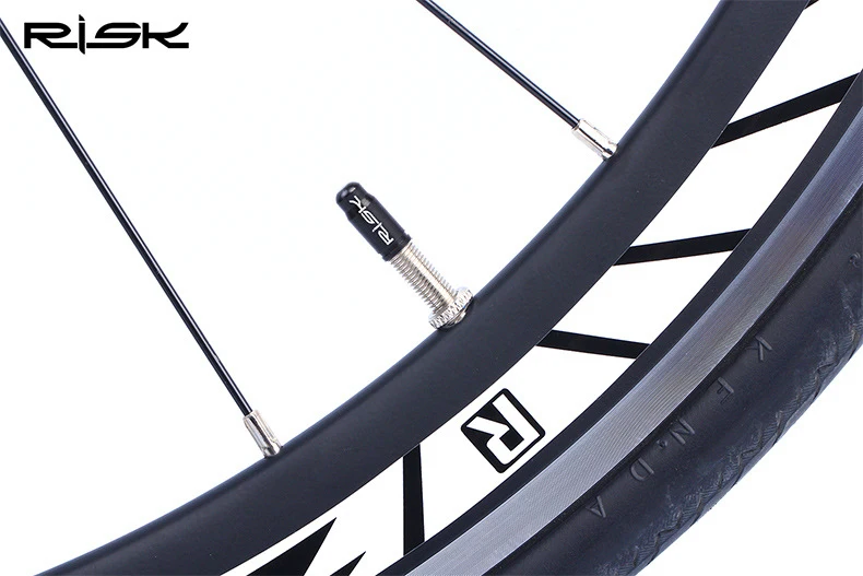 RISK 2 шт титановый велосипедный клапан MTB дорожный велосипед Schrader колпачок на клапан PRESTA Сверхлегкий пуля французский Велоспорт шины колеса пылезащитный чехол