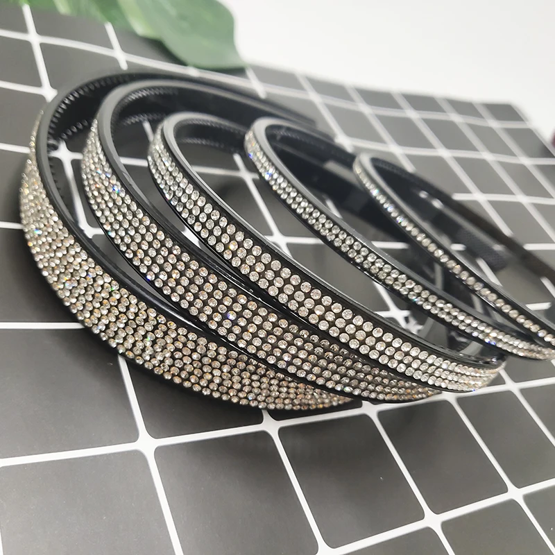 Полный кристалл обруч для волос девушка лента головной убор украшения