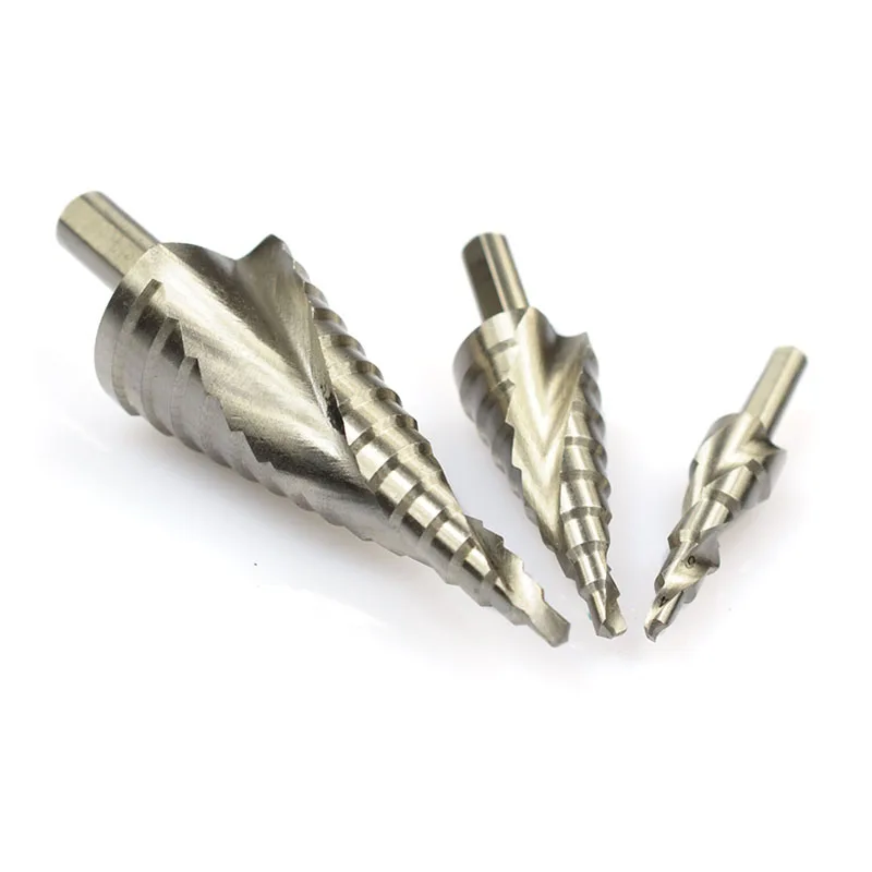 Xcan, 3 предмета, на возраст от 4 до 12 лет/20/32mm HSS Сталь ступенчатая Буровая головка бура спиральная рифленая дерево сверления дерева фреза бит пустотелого сверла диаманта