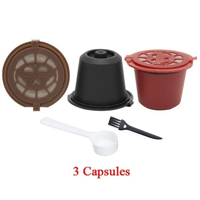 3 colors 3 Кофе фильтры 1 вскрытия многоразовые капсулы, для кофемашины Nespresso многоразового Кофе Capsula для кофемашины Nespresso машина с фильтром для кофемашины Nespresso стручки с вскрытия - Цвет: 3 colors