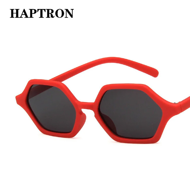 Женские квадратные солнцезащитные очки HAPTRON черные красные розовые в стиле ретро
