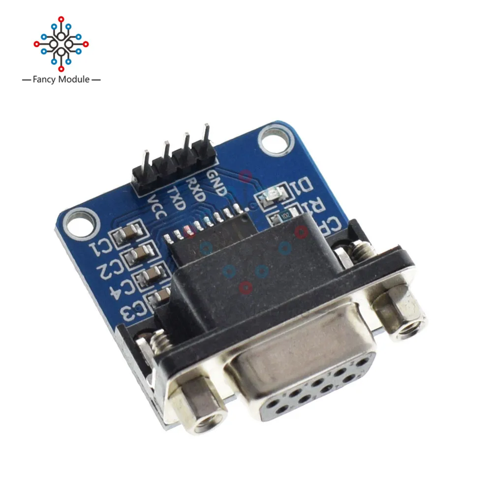 

MAX3232 RS232 to TTL Serial Port Converter Module DB9 Connector MAX232