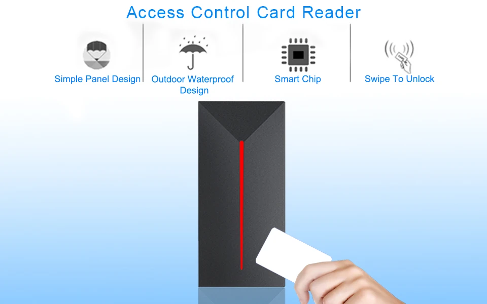 Eseye RFID считыватель длинный диапазон считыватель система контроля допуска к двери IP68 водонепроницаемый считыватель 125 кГц/13,56 МГц бесконтактная карточная машина