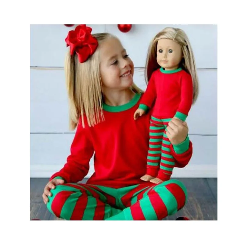 Новая Мода 2016 семейное рождество пижамы Плюс Размер Christmas XMAS pijama infantil дети набор