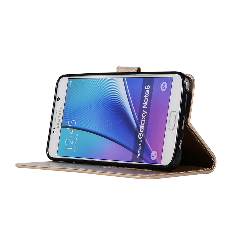 Для Samsung Galaxy Note5 N920 флип чехол кошелек SM N920F N920C N920A N920S N920P N920T кожаный N920I N9200 сумка с