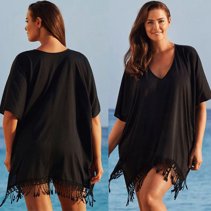 

Plus Size New Women Summer Dresses Long Tops Party Beach Casual Dress