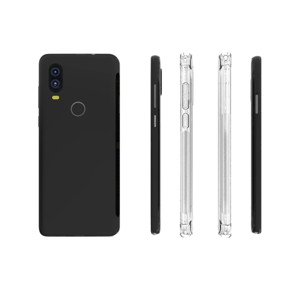 Crystal Clear Anti-slip Anti-Scratch Shockproof Durable Flexible TPU soft Case Cover for Moto One Vision P40 | Мобильные телефоны и