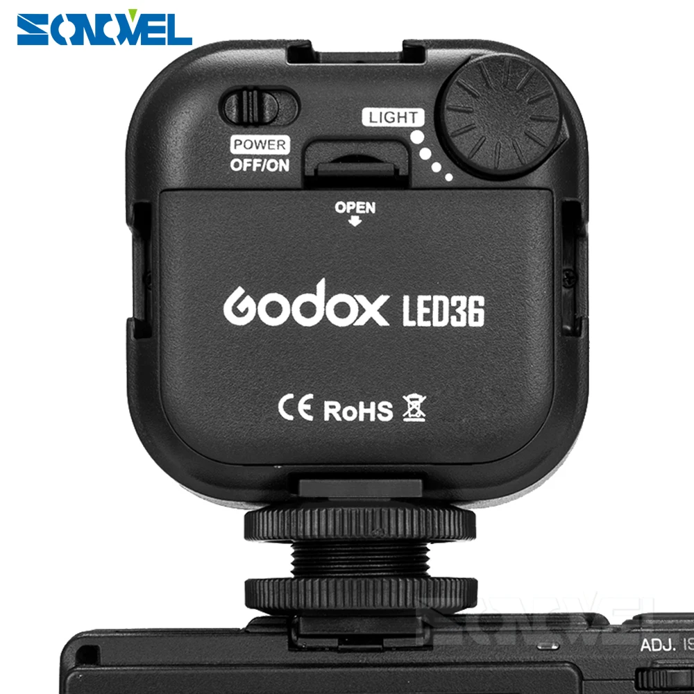 Светодиодная лампа для видеосъемки Godox s Nikon Canon Sony 2 шт. 36 светодиодов|led video light|video