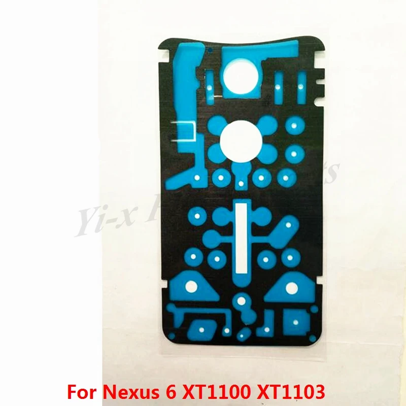 

2 шт. для Motorola Nexus 6 XT1100 XT1103 оригинальная наклейка клейкая лента крышка батареи задняя дверь