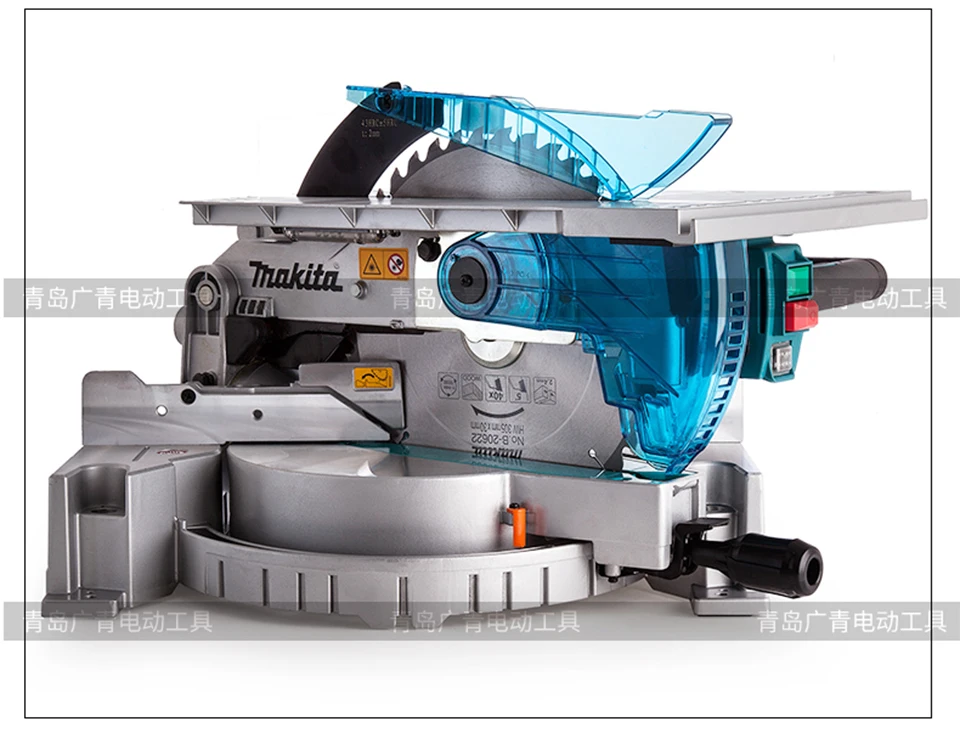 Япония Makita LH1201FL Настольная пила, косая алюминиевая машина, легированная пластиковая сталь, деревообрабатывающая режущая бензопила 12 дюймов 1650 Вт