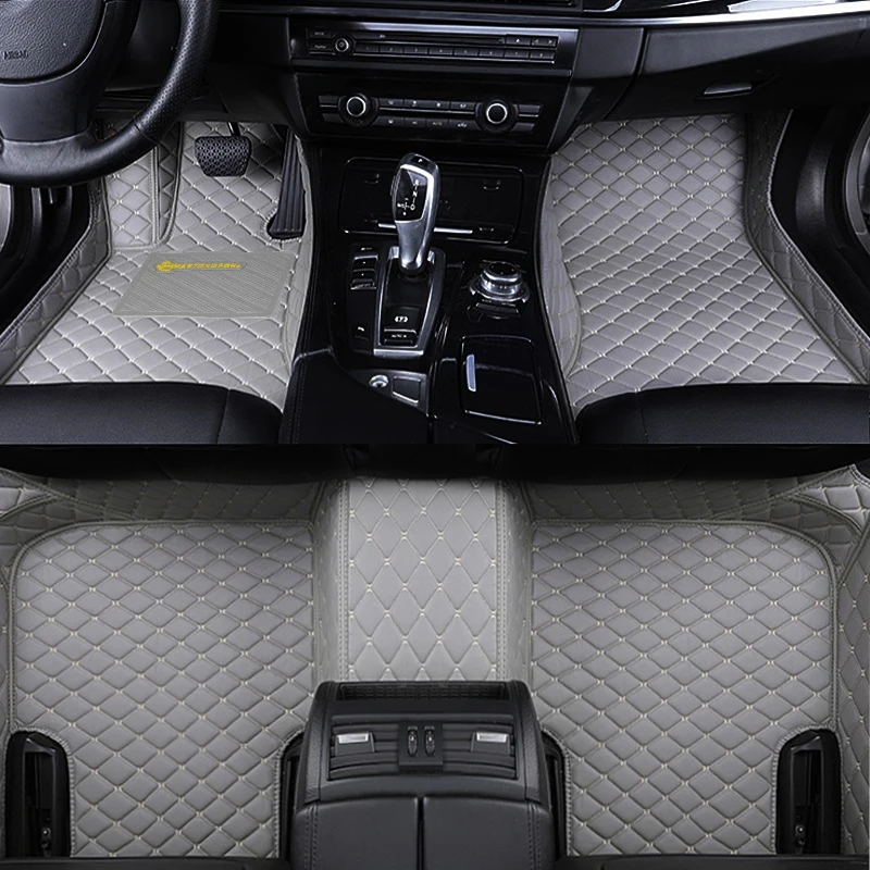 Автомобильный кожаный напольный коврик для Volkswagen Touarreg/Passat/Amarok, водонепроницаемый 3D коврик для автомобиля, чистота автомобиля, стильный напольный коврик