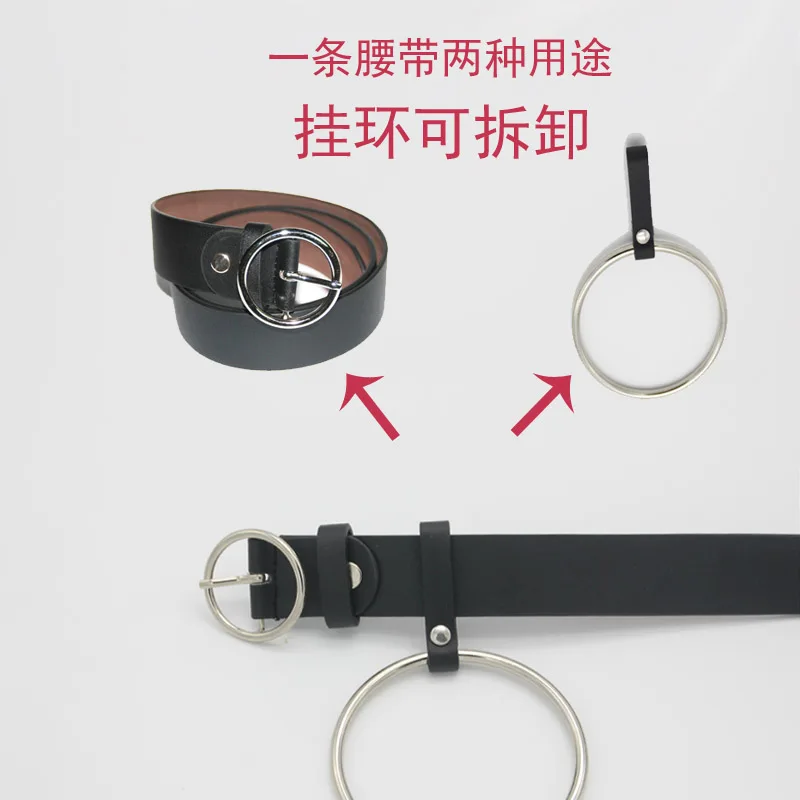 2019 новый модный дизайнерский сексуальный кожаный ремень в стиле панк Харадзюку с