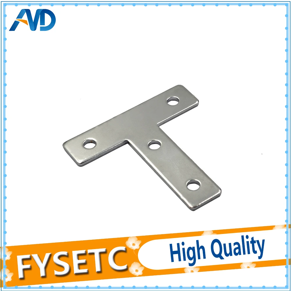 2 шт. Т образные алюминиевые пластины с 4 отверстиями|2020 aluminium profile corners|bracket 2020bracket
