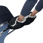 Аксессуары для детских колясок, зимние теплые варежки на коляску для новорожденных Для супинации ветрозащитные перчатки Водонепроницаемый флис коляска аксессуары