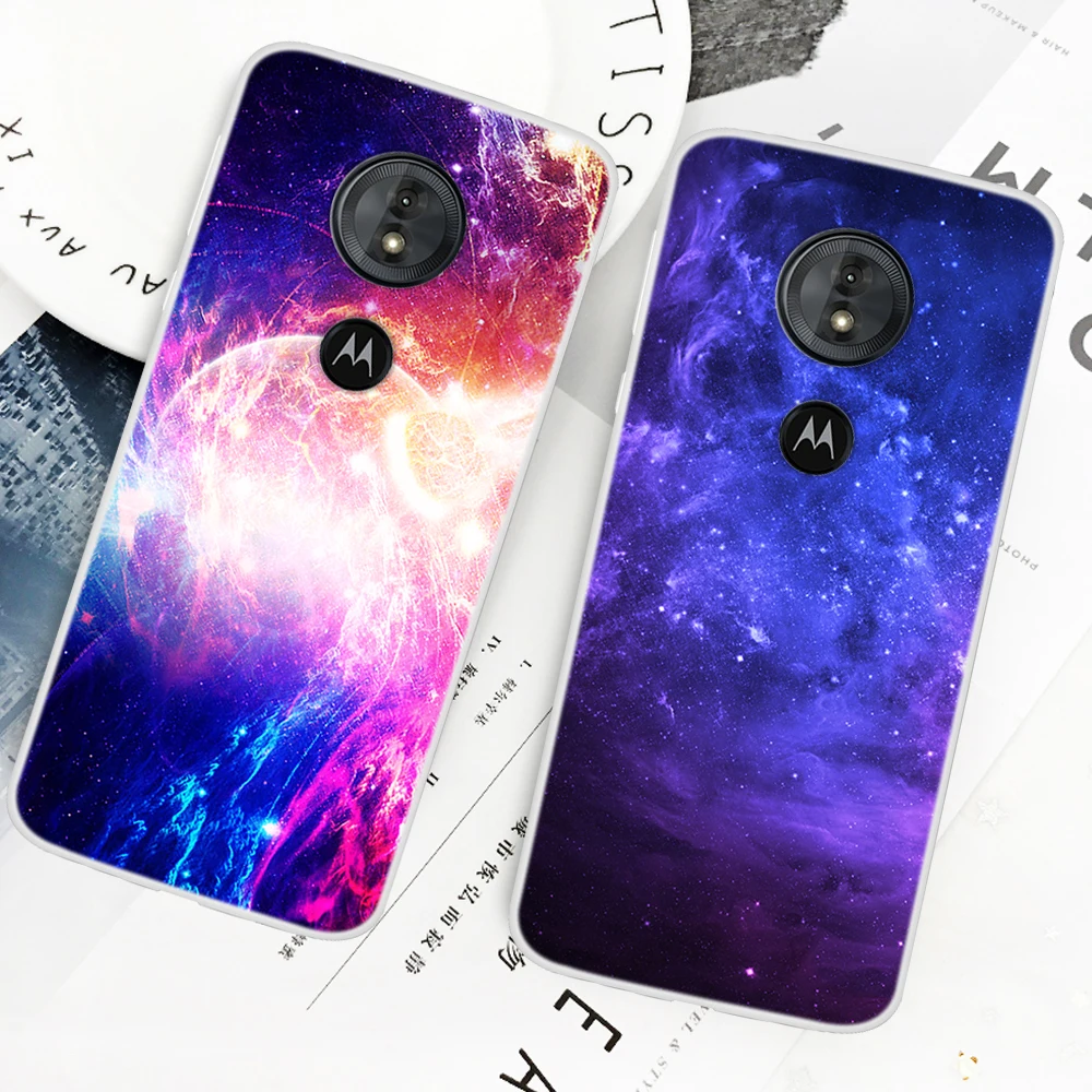 Для Moto G6 Play чехол 5,7 ''силиконовый мягкий ТПУ Модный чехол для телефона для Motorola Moto G6 Play чехол G6Play G 6 Play Cover Space Para
