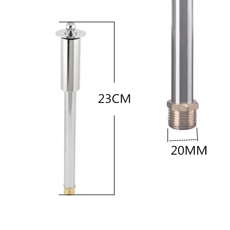23CM 20MM DN15 DN20 DN25 нить диаметр; нержавеющая сталь Регулируемый распылитель сопла головки для фонтана бассейн. Гриб головка распылителя - Цвет: 23CM 20MM