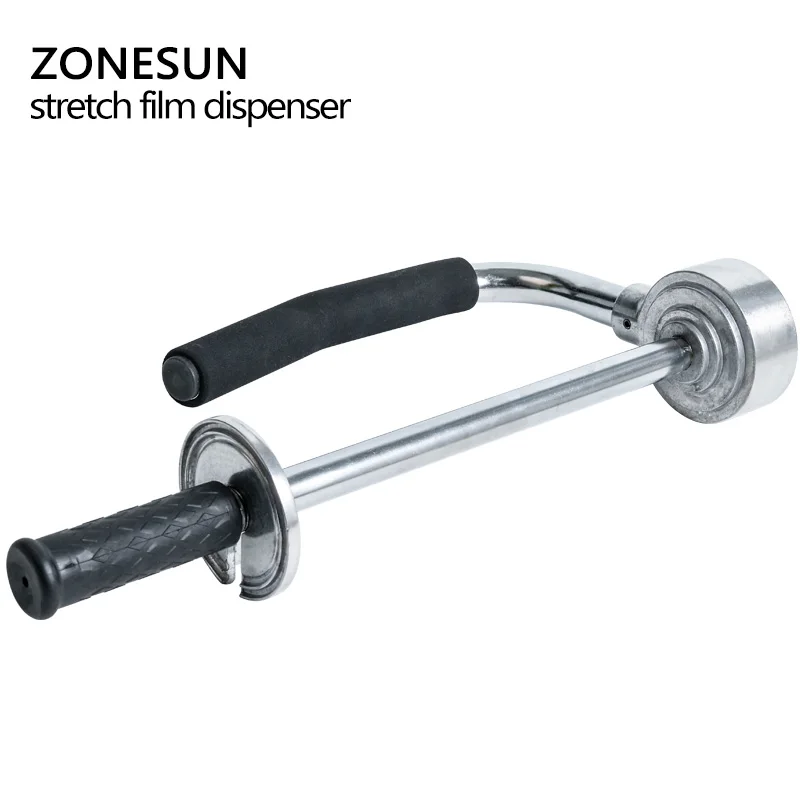 ZONESUN портативная упаковочная машина для стрейч пленки 30 50 см с регулируемой