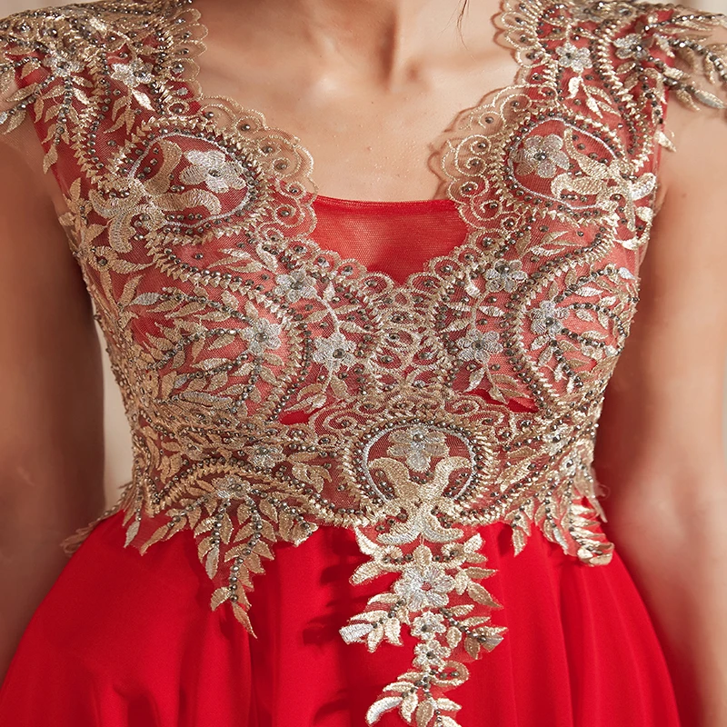 Женское шифоновое платье без рукавов Forevergracedress длинное вечернее большого