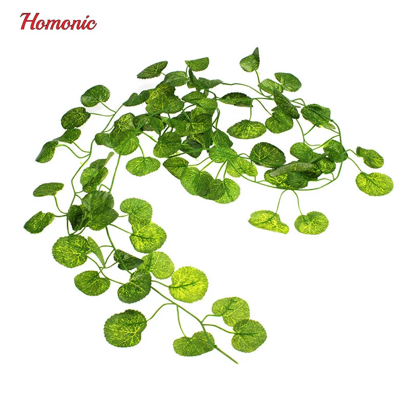 12 Большое Значение Искусственные Поддельные Висит Завод Листья Гирлянда Главная