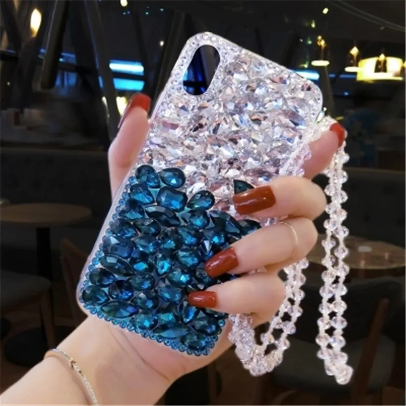 Для iPhone X XS XR MAX 5 8 6 6s 7 блестящий чехол со стразами камень ювелирное покрытие для plus