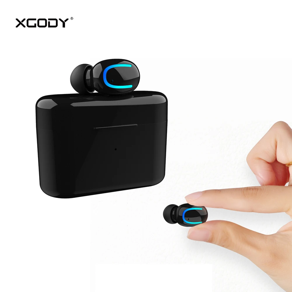 XGODY Q26 Bluetooth наушники одиночные беспроводные вкладыши 4 2 мини гарнитура с