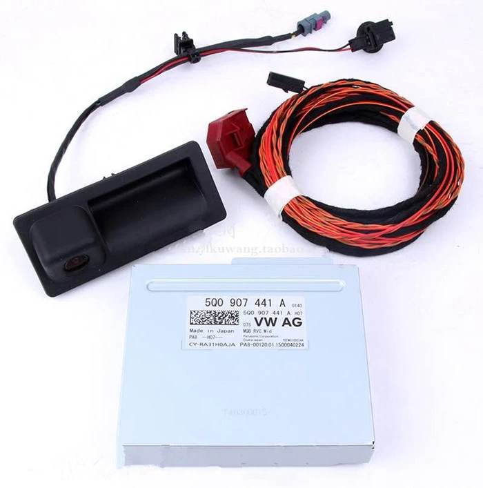 Камера заднего вида Highline RVC с жгутом проводов 5Q0907441A комплект камеры для A3 8V 5Q0 907 441