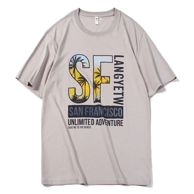 Plusign Мужская футболка хлопковые футболки с короткими рукавами и круглым вырезом